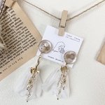 a/w chiffon tassel white