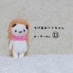 ちびあみハリちゃん(オーダーNo.⑬様)