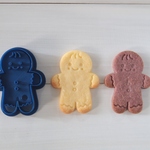 ジンジャーブレッドマン（スタンプ付き）クッキー型・クッキーカッター