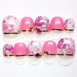 RUNA♪ベリショキャンディピンク薔薇ネイルチップ