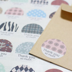 【再々販】こころを伝えるThank youシール　～秋冬アソート～