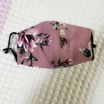 usagisan55様専用　マスク☆　モーブピンクフローラル&コットン　大人用　