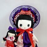 文化人形(37㎝)＊ミニドール(13㎝)のセット