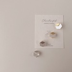 hexagon shell earring