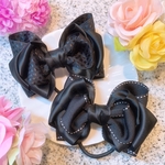 【送料無料】リボン🎀ヘアゴム2set