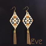 再再販 ビーズピアスタッセル