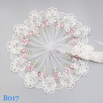 B017ブレード DIY 手芸用 縁飾り パイピングテープ チュールレース 花柄 手作り 生地 ハンドメイド 4m
