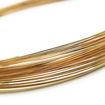 14KGF ワイヤー[ソフト] 24GA（0.51mm）［スクエア］【50cm販売】(14K-48SQWI