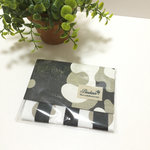 カモフラ×ドットストライプのポケットティッシュケース