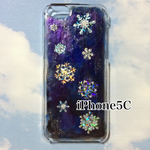 iPhone5C 雪の結晶a