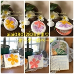 aiai08012826さま♡オーダーのページ♡プルメリアの四角いポーチ＆まんまるポーチ