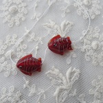 ヴィンテージビーズ　金魚　A075