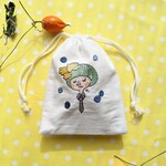 飴ちゃん袋「緑と花」
