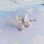 セール！ふわり♡天使の片羽ピアス（イヤリング）