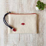 ちいさな手刺繍〜ふゆじたく〜　ちいさなポーチ