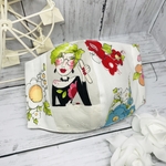 ♦︎ 大人かわいい花柄とレディのマスク♦︎【 全品送料込み 】ロラライハリスマスク　立体　