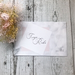¥35 ゲストカード 20枚 芳名帳 結婚式