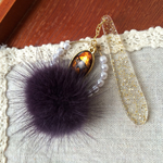 冬の帯飾り べっ甲風ぶた