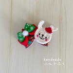 クリスマス🎄うさぎさんのサンタ🎅帽子🎀リボン14