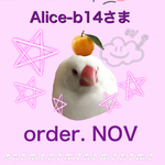 alice-b14さま　11月便　1/7
