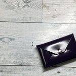 ✉L.A.N's  CCB  leather case ✉【牛革　ダークバイオレット系】