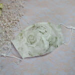 ＜新作＞＜即納＞＊立体マスク＊リアル薔薇マスク＊ホワイト＊プレゼントにも