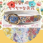 可愛いちっちゃなお花＊迷子札付＊軽い首輪