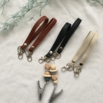 -MOKU-grayストラップブランケットクリップ　2本set