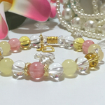 ✨新作 『 Plumeria,  rubra  』パワーストーンブレスレット
