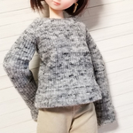 リブニット・トップス(リカちゃんブライスの洋服)