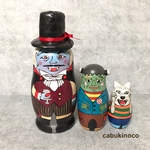 tsukikotomo様　オーダーマトリョーシカ3個組