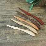 菓子切り 5本セット　新タイプ　木の種類いろいろ　おまかせセレクト