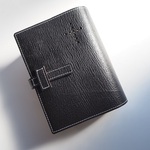 #100 小型聖書用　本革聖書カバー　SI44DC,NI44DC共用　黒色　日本聖書協会　旧約聖書続編付き　対応