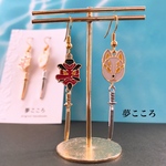 再販〜天狗と狐の刃　ピアスorイヤリング