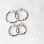 4pcs イヤーカフ サークルデザイン シルバー