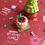 <クリスマス>生クリームたっぷりのクリスマスケーキ