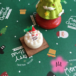 <クリスマス>サンタさんと雪だるまのクリスマスケーキ①