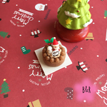 <クリスマス>サンタさんと雪だるまのクリスマスケーキ②