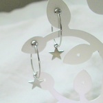 冬空の星イヤリングsale☆