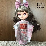 No.50 アイシードール　ネオブライス振袖３点セット　扇に花