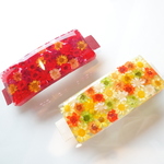 レクタングルシェイプバレッタ２点（オーダー作品）