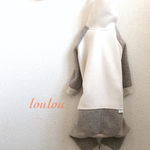 イタグレ服♪  メルトンフリース　ロンパース