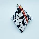 三角ポーチ♪モノトーンパンダ