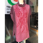 総しぼり　シルク　トップス　着物リメイク