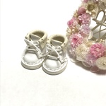 ＊送料無料＊mini☆mini ミニチュア編み上げブーツ③（ホワイト）