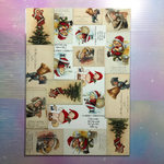 クリスマス★デザインペーパー♡A4サイズ ♡10枚セット   上下左右使用可★