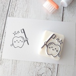 にっこり✨奥歯ちゃんはんこ