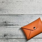 ✉L.A.N's  CCB  leather case ✉【牛革　オレンジ系】