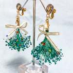 クリスマスツリー🎄のイヤリング（ピアス）