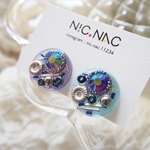 bijou earrings /blue